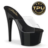 ADORE-701PREM Plateau Pantoletten Schwarz Lack von Pleaser