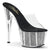 ADORE-701SRS Plateau Pantoletten - Schwarz | Pleaser