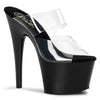 ADORE-702 Plateau Pantoletten - Transparent | Pleaser
