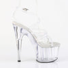 ADORE-706 Plateau Sandaletten Transparent | Pleaser