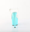 ADORE-708 Plateau Sandaletten Blau Türkis | Pleaser