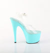 ADORE-708 Plateau Sandaletten Blau Türkis | Pleaser