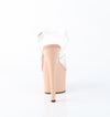 ADORE-708 Plateau Sandaletten Beige Lack | Pleaser