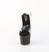 ADORE-708 Plateau Sandaletten Schwarz Matt | Pleaser