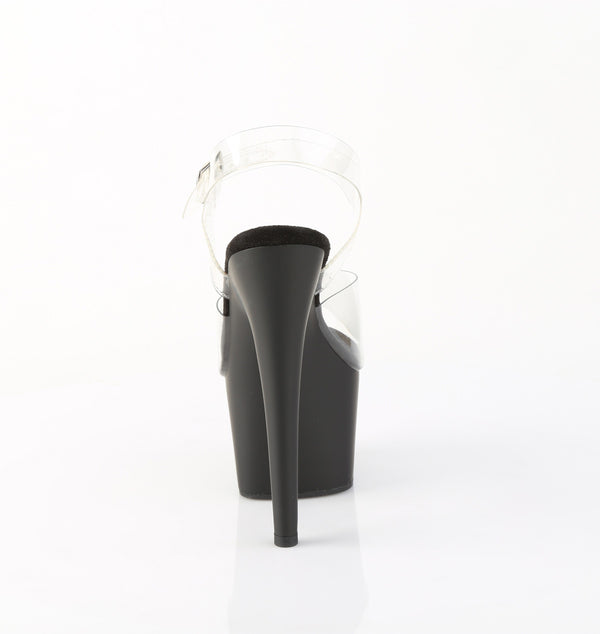 ADORE-708 Plateau Sandaletten Schwarz Matt | Pleaser