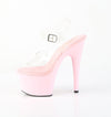 ADORE-708 Plateau Sandaletten Rosa Lack | Pleaser