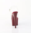 ADORE-708 Plateau Sandaletten Dunkel Rot | Pleaser