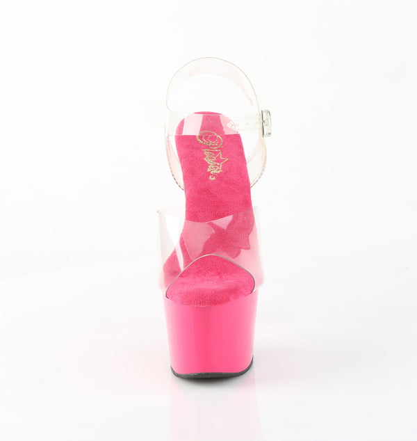 ADORE-708 Plateau Sandaletten Pink Lack | Pleaser
