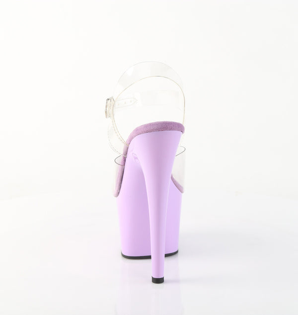 ADORE-708 Plateau Sandaletten Violett Lack | Pleaser