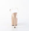 ADORE-708 Plateau Sandaletten Beige Lack | Pleaser
