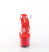 ADORE-708 Plateau Sandaletten Rot Lack | Pleaser