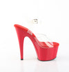ADORE-708 Plateau Sandaletten Rot Lack | Pleaser