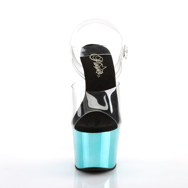 ADORE-708 Sandalette Plateauschuhe Türkis | Pleaser