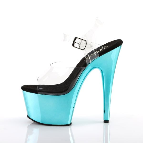 ADORE-708 Sandalette Plateauschuhe Türkis | Pleaser