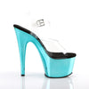 ADORE-708 Sandalette Plateauschuhe Türkis | Pleaser