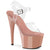 ADORE-708 Plateau Sandaletten Beige Lack | Pleaser