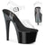 ADORE-708CRS-2 Plateau Sandaletten Schwarz Strasssteine | Pleaser