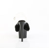 ADORE-708FUR Sandalette Plateauschuhe Schwarz von Pleaser – Ansicht 4