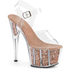 ADORE-708G Plateau Sandaletten Rose Gold | Pleaser