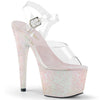 ADORE-708HMG Plateau Sandaletten Opal Rosa | Pleaser