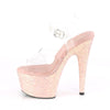 ADORE-708LG Plateau Peep Toe Sandaletten - Mehrfarbig | Pleaser