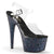 ADORE-708LG Plateau Sandaletten - Schwarz | Pleaser