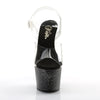 ADORE-708MG Plateau Sandaletten Schwarz | Pleaser