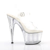 ADORE-708MG Plateau Sandaletten klar | Pleaser