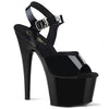 ADORE-708N Plateau Sandaletten - Schwarz | Pleaser