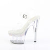 ADORE-708PHRS Sandalette Plateauschuhe Transparent | Pleaser