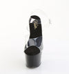 ADORE-708PREM Plateau Sandaletten Schwarz Lack TPU | Pleaser