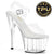 ADORE-708PREM Plateau Sandaletten Transparent TPU | Pleaser