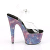 ADORE-708REFL Plateau Sandaletten Galaxy Reflektor | Pleaser