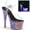 ADORE-708REFL Plateau Sandaletten Galaxy Reflektor | Pleaser
