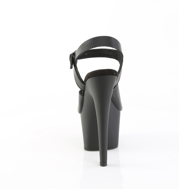 ADORE-708UL Plateau Sandaletten Schwarz Matt | Pleaser