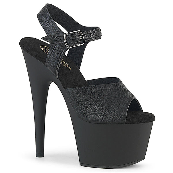 ADORE-708UL Plateau Sandaletten Schwarz Matt | Pleaser