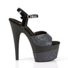 ADORE-709-2G Plateau Sandaletten - Schwarz | Pleaser