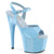 ADORE-709 Plateau Sandaletten Hell Blau Lack | Pleaser