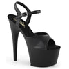 ADORE-709 Plateau Sandaletten Matt Schwarz | Pleaser