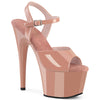 ADORE-709 Plateau Sandaletten Beige Lack | Pleaser