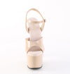 ADORE-709 Plateau Sandaletten Beige Lack | Pleaser