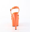 ADORE-709 Plateau Sandaletten Orange Lack | Pleaser