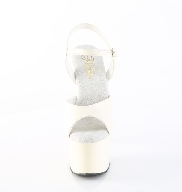 ADORE-709 Plateau Sandaletten Weiß Matt | Pleaser