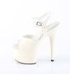 ADORE-709 Plateau Sandaletten Weiß Matt | Pleaser