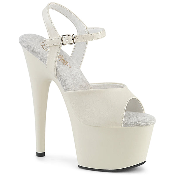 ADORE-709 Plateau Sandaletten Weiß Matt | Pleaser