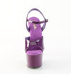 ADORE-709 Plateau Sandaletten Dunkel Violett Lack | Pleaser