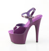 ADORE-709 Plateau Sandaletten Dunkel Violett Lack | Pleaser