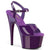 ADORE-709 Plateau Sandaletten Dunkel Violett Lack | Pleaser