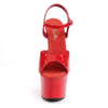 ADORE-709 Sandalette Plateauschuhe Rot | Pleaser