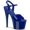 ADORE-709 Plateau Sandaletten - Blau | Pleaser